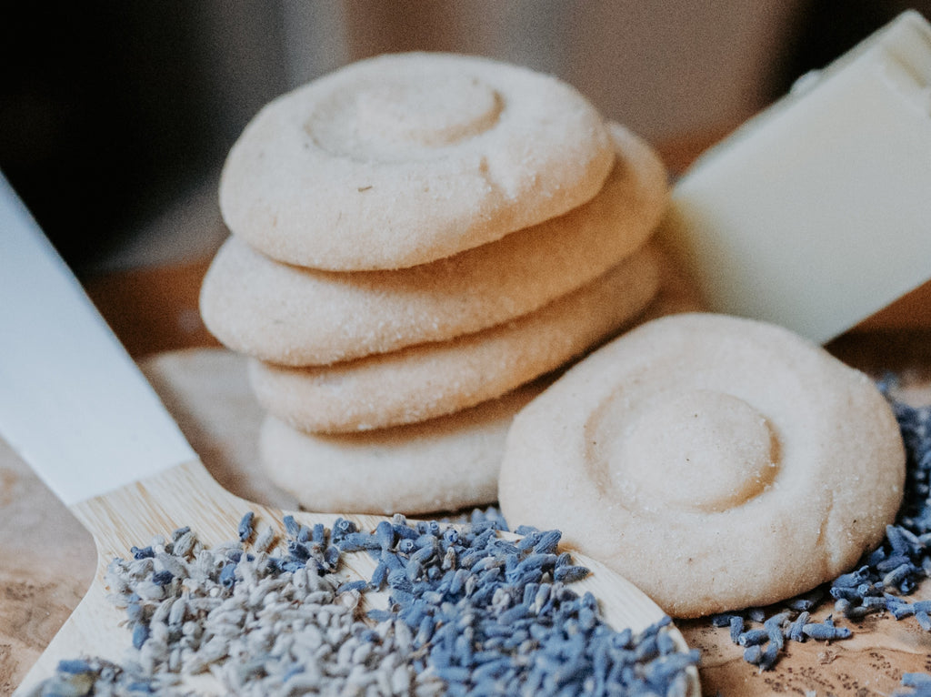 Lavender Polvorones