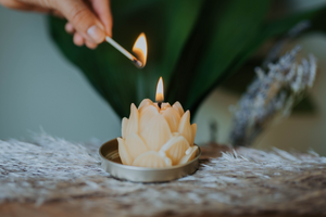 Flower Shaped Candle